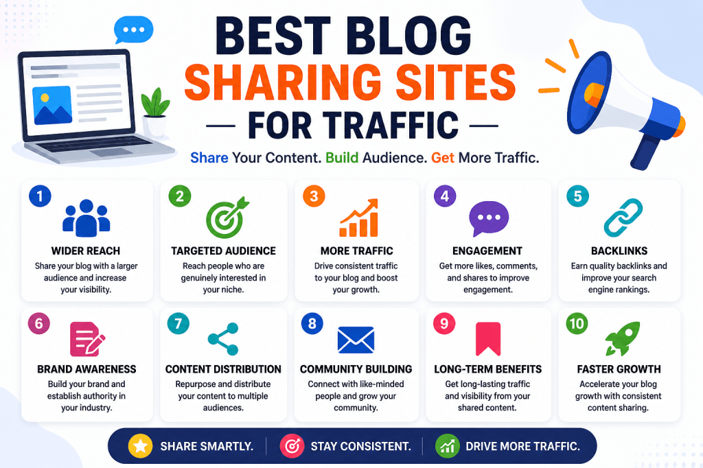Best Sites to Submit Your Blog&nbsp;Posts